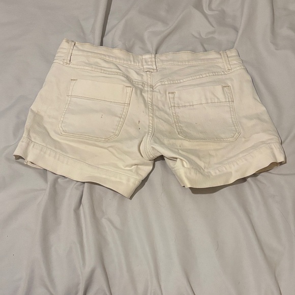 Women's Cream Shorts - Picture 2 of 4